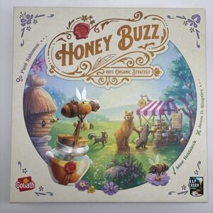 Goliath Honey Buzz 100% Organic Strategy Board Game Age 10+ Players 1-4 Complete